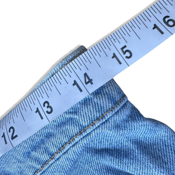 Vintage Levi’s 950 Women’s Blue Jeans 7 MED USA Made Relaxed Fit Tapered Leg - Picture 15 of 16